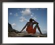 A Samburu Goatherd Takes A Break On The Top Of A Hill by Bobby Model Limited Edition Print