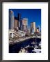 Bell Harbor Marina Under Skyscrapers, Seattle, Washington, Usa by Charles Crust Limited Edition Print