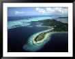 Aerial Of Beautiful Bora Bora, Tahiti, French Polynesia by Bill Bachmann Limited Edition Pricing Art Print