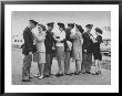 Women Pinning Wings Onto Four Air Force Cadets At Foster Field by Dmitri Kessel Limited Edition Print
