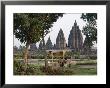 Hindu Temples At Prambanan, Unesco World Heritage Site, Island Of Java, Indonesia by Charles Bowman Limited Edition Print