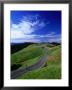Bicycle Rider On Long And Winding Road, Mount Tamalpais, California, Usa by Thomas Winz Limited Edition Print