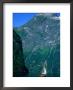 Wooden Boat On Geirangerfjord, Geiranger, Norway by Anders Blomqvist Limited Edition Print