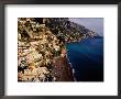 Houses And Church Of Santa Maria Assunta Above Spaggia Grande Beach, Positano, Italy by Craig Pershouse Limited Edition Pricing Art Print