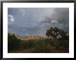 Cathedral Rock In Distance With Approaching Storm by Todd Gipstein Limited Edition Pricing Art Print