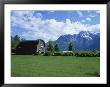 Farm Cabin, With The Chugach Mountains In The Background by Rich Reid Limited Edition Pricing Art Print