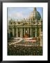 Pope Paul Vi In Front Of St. Peter's During 2Nd Vatican Council by Carlo Bavagnoli Limited Edition Print