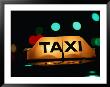 Taxi Light At Night, Adelaide, Australia by John Banagan Limited Edition Print