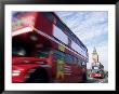 Buses Crossing Westminster Bridge, London, England, United Kingdom by Brigitte Bott Limited Edition Print