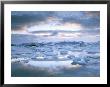 Jokuslarlon Glacial Lagoon, Vatnajokull Ice-Cap, Iceland, Polar Regions by Simon Harris Limited Edition Print