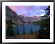 Lake Moraine At Dawn, Banff National Park, Alberta, Canada by Rob Tilley Limited Edition Print