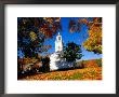 Church And Autumn Foliage, Otis, Ma by Kindra Clineff Limited Edition Print