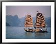 Junk Sailing, Ho Long Bay, Vietnam by Keren Su Limited Edition Print