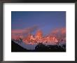 View Of Cerro Fitzroy (Center) At Twilight by Bobby Model Limited Edition Print