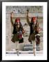 Evzones (Royal Guards) Performing Changing Of Guard At Parliament Building, Athens, Greece by Anders Blomqvist Limited Edition Print