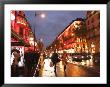 Shoppers Along Boulevard Haussmann, Paris, France by Michele Molinari Limited Edition Print