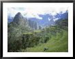 Inca Terraces And Ruins, Machu Picchu, Unesco World Heritage Site, Peru, South America by Oliviero Olivieri Limited Edition Print