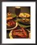 Several Dishes Of Tapas And A Beer In A Spanish Restaurant by Richard Nowitz Limited Edition Print