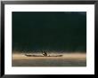 Sea Kayak Silhouette On Potomac River, Cabin John, Maryland by Skip Brown Limited Edition Print