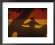 The Shadows Of A Tree And Dancing Woman On A Brightly-Painted Wall by Raul Touzon Limited Edition Print