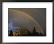 Rainbow Over Mt. Rundle After An Early Evening Thunderstorm by Raymond Gehman Limited Edition Print
