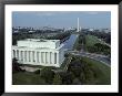 Aerial View Of Lincoln Memorial, Reflecting Pool, Washington Monument, Washington, D.C. by Kenneth Garrett Limited Edition Print