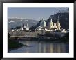 Domes Of The Cathedral And Kollegienkirche And The Salzach River, Salzburg, Austria by Gavin Hellier Limited Edition Pricing Art Print