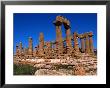 Ruins Of Temple Of Juno, Valley Of Temples, Ancient City Of Akragas, Agrigento, Sicily, Italy by Stephen Saks Limited Edition Print