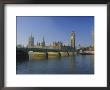 The River Thames, Westminster Bridge And The Houses Of Parliament, London, England, Uk by Roy Rainford Limited Edition Print