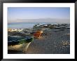 Boats On The Beach In Celestun, Yucatan, Mexico by Mark Newman Limited Edition Pricing Art Print