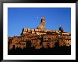 Cathedral And Houses Below The Moon, Siena, Tuscany, Italy by David Tomlinson Limited Edition Print