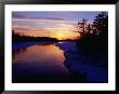 Partly Frozen River At Dusk, Kuusamo, Finland by David Tipling Limited Edition Print