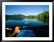 A Kayaker Sails Across This Serene Lake by Barry Tessman Limited Edition Pricing Art Print