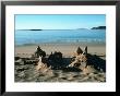 Sand Castle On Beach, Maine Coast, Me by Dennis Lane Limited Edition Print