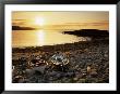 Boats On Norwick Beach At Sunrise, Unst, Shetland Islands, Scotland, United Kingdom, Europe by Patrick Dieudonne Limited Edition Pricing Art Print