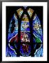 Stained Glass Window At Hallgrimskirkja, Hallgrimur's Church, Reykjavik, Iceland by Jonathan Smith Limited Edition Print