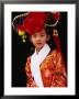 Portrait Of Girl Dressed In Traditional Manchurian Costume, Chengde, China by Keren Su Limited Edition Print
