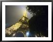 Nighttime View Looking Up At Eiffel Tower, Paris, France by Jim Zuckerman Limited Edition Print
