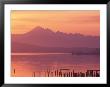 Mt. Baker And Puget Sound At Dawn, Anacortes, Washington, Usa by William Sutton Limited Edition Print