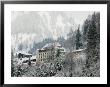 Mountain Lodge, Saanen, Bern, Switzerland by Walter Bibikow Limited Edition Pricing Art Print