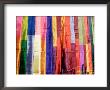 Colorful Silk Scarves At Edfu Market, Egypt by Michele Molinari Limited Edition Print