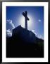 Cross Silhouetted Against Sky, Fort Cachacrou, Soufriere, Dominica by Michael Lawrence Limited Edition Print