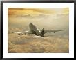 Jumbo Jet Above Clouds At 35,000 Feet by Peter Walton Limited Edition Print