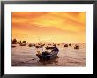 Fishing Boats At Tanjong Bunga, Malaysia by Manfred Gottschalk Limited Edition Print