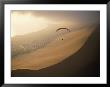 Ocean Gusts Keep A Paraglider Aloft Above Cerro Dragon, A Desert Dune by Joel Sartore Limited Edition Print
