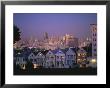 Skyline At Dusk From Alamo Square by James Blank Limited Edition Print