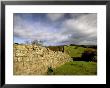 2Nd Century Roman Wall, Hadrian's Wall, Northumberland, England by Walter Bibikow Limited Edition Print
