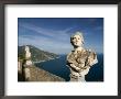 Villa Cimbrone, Roman Busts On Belvedere Terrace, Ravello, Campania, Italy by Walter Bibikow Limited Edition Pricing Art Print