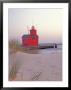 Big Red Holland Lighthouse, Holland, Ottowa County, Michigan, Usa by Brent Bergherm Limited Edition Print