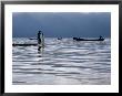 Fisherman On Boat With Net On Lake Inle Inle Lake, Shan State, Myanmar (Burma) by Glenn Beanland Limited Edition Print
